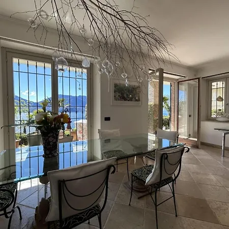 With Panoramic Views For 6 Villa Oggebbio